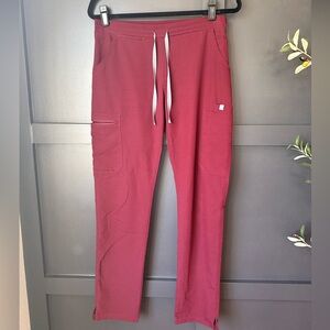 Figs Women's Burgundy Straight Leg Pants